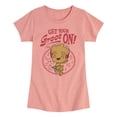 thumbnail image 1 of Marvel Guardians of the Galaxy - Get Your Groot On - Toddler And Youth Girls Fitted Short Sleeve Graphic T-Shirt, 1 of 5