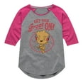 thumbnail image 1 of Marvel Guardians of the Galaxy - Get Your Groot On - Toddler And Youth Girls Shirt Tail Raglan, 1 of 5