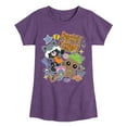 thumbnail image 1 of Marvel Guardians of the Galaxy - Groot And Rocket Stickers - Toddler And Youth Girls Fitted Short Sleeve Graphic T-Shirt, 1 of 5
