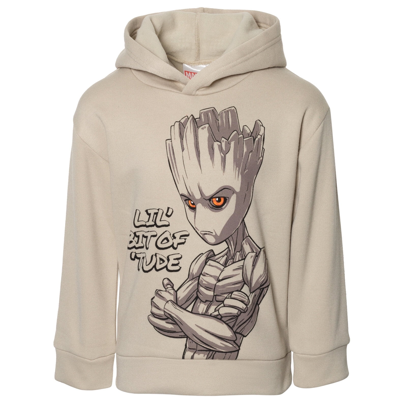 Marvel Guardians of the Galaxy Groot Big Boys Fleece Pullover Hoodie Little Kid to Big Walmart