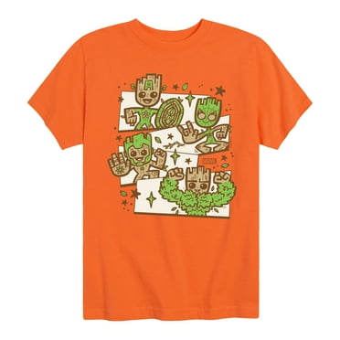 Marvel Guardians of the Galaxy - Groot Characters - Toddler And Youth Short Sleeve Graphic T-Shirt