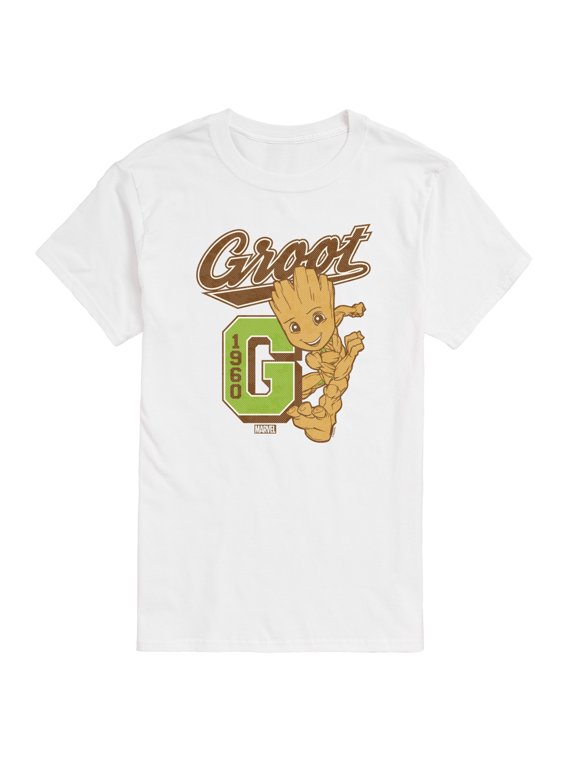 - Guardians of the Galaxy Groot Characters Men's Short Sleeve Graphic T-Shirt