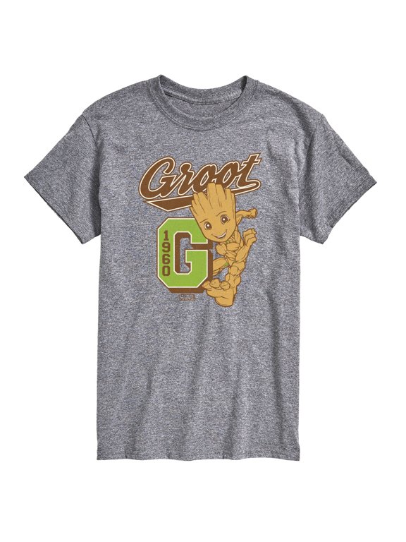 - Guardians of the Galaxy Groot Characters Men's Short Sleeve Graphic T-Shirt