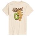 thumbnail image 1 of Marvel Guardians of the Galaxy - Groot Collegiate - Men's Short Sleeve Graphic T-Shirt, 1 of 5