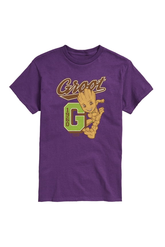 Guardians of the Galaxy - Groot Collegiate - Men's Short Sleeve Graphic T-Shirt