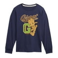 thumbnail image 1 of Marvel Guardians of the Galaxy - Groot Collegiate - Toddler And Youth Long Sleeve Graphic T-Shirt, 1 of 5