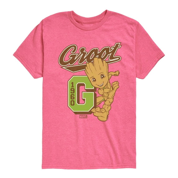 Marvel Guardians of the Galaxy - Groot Collegiate - Toddler And Youth Short Sleeve Graphic T-Shirt