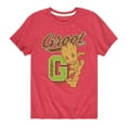 thumbnail image 1 of Marvel Guardians of the Galaxy - Groot Collegiate - Toddler And Youth Short Sleeve Graphic T-Shirt, 1 of 5