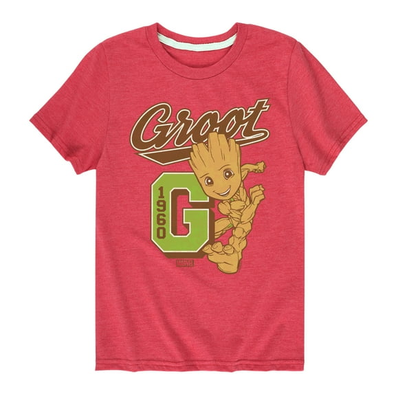Marvel Guardians of the Galaxy - Groot Collegiate - Toddler And Youth Short Sleeve Graphic T-Shirt