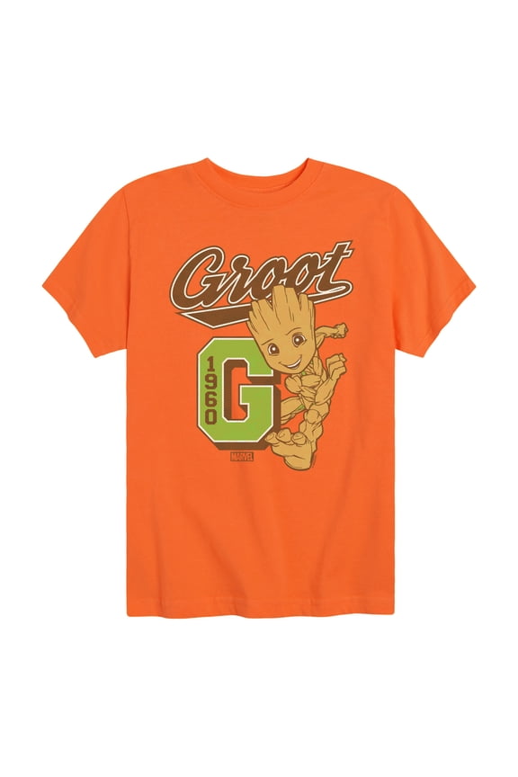 Guardians of the Galaxy - Groot Collegiate - Toddler And Youth Short Sleeve Graphic T-Shirt