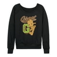 thumbnail image 1 of Marvel Guardians of the Galaxy - Groot Collegiate - Women's French Terry Pullover Long Sleeve Shirt, 1 of 5