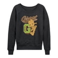 thumbnail image 1 of Marvel Guardians of the Galaxy - Groot Collegiate - Women's French Terry Pullover Sweatshirt, 1 of 5