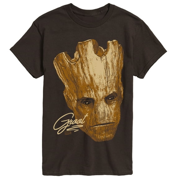 Marvel Guardians of the Galaxy - Groot Face Oversized - Men's Short Sleeve Graphic T-Shirt