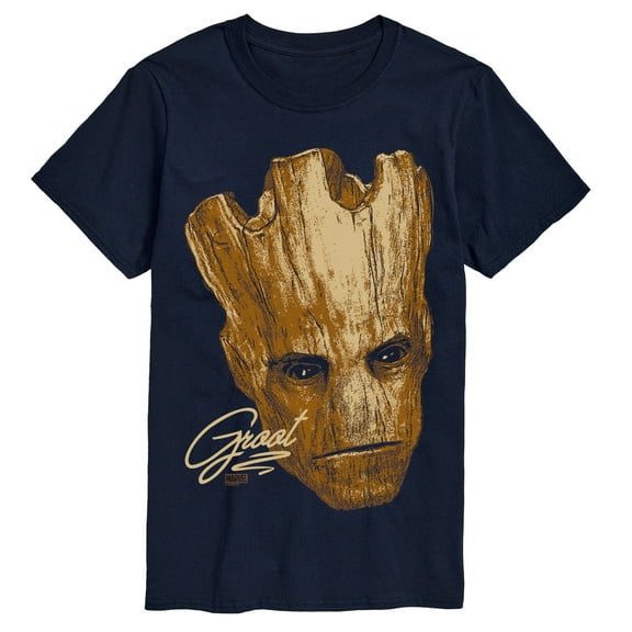 Marvel Guardians of the Galaxy - Groot Face Oversized - Men's Short Sleeve Graphic T-Shirt