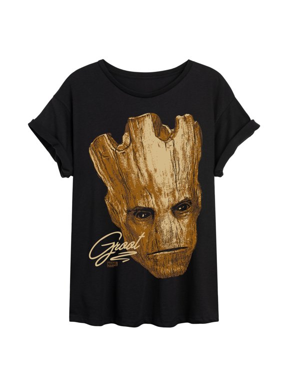 Guardians of the Galaxy - Groot Face Oversized - Women's Oversized Graphic T-Shirt