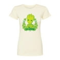thumbnail image 1 of Marvel Guardians of the Galaxy - Groot Go Green St. Patrick's Day - Juniors Fitted Graphic T-Shirt, 1 of 5