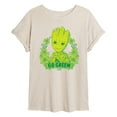 thumbnail image 1 of Marvel Guardians of the Galaxy - Groot Go Green St. Patrick's Day - Women's Oversized Graphic T-Shirt, 1 of 5