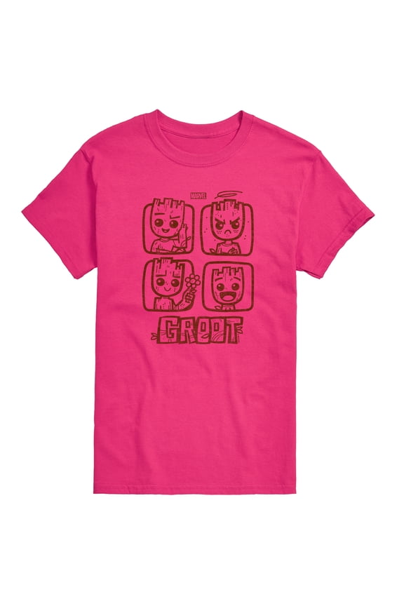 Guardians of the Galaxy - Groot Grid - Men's Short Sleeve Graphic T-Shirt