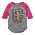 thumbnail image 1 of Marvel Guardians of the Galaxy - Groot Grid - Toddler And Youth Girls Shirt Tail Raglan, 1 of 5