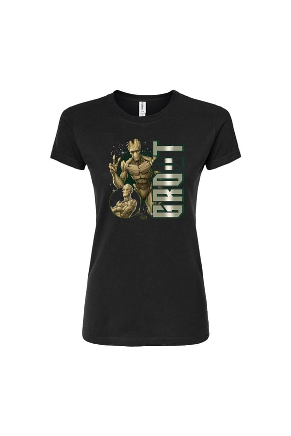 Guardians of the Galaxy - Groot - Juniors Fitted Graphic T-Shirt