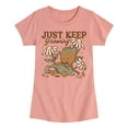 thumbnail image 1 of Marvel Guardians of the Galaxy - Groot Keep Growing - Toddler And Youth Girls Fitted Short Sleeve Graphic T-Shirt, 1 of 4