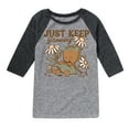 thumbnail image 1 of Marvel Guardians of the Galaxy - Groot Keep Growing - Toddler And Youth Raglan, 1 of 5