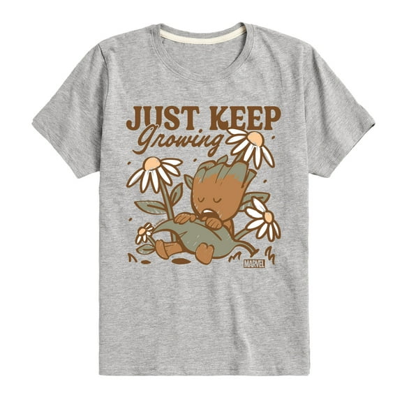 Marvel Guardians of the Galaxy - Groot Keep Growing - Toddler And Youth Short Sleeve Graphic T-Shirt