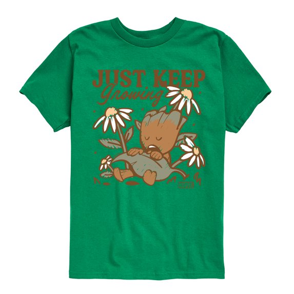 Marvel Guardians of the Galaxy - Groot Keep Growing - Toddler And Youth Short Sleeve Graphic T-Shirt