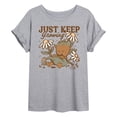 thumbnail image 1 of Marvel Guardians of the Galaxy - Groot Keep Growing - Women's Oversized Graphic T-Shirt, 1 of 5