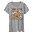 thumbnail image 1 of Marvel Guardians of the Galaxy - Groot Keep Growing - Women's Short Sleeve Graphic T-Shirt, 1 of 5
