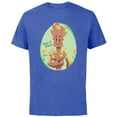 thumbnail image 1 of Marvel Guardians of the Galaxy Groot Make it Bloom Spring - Short Sleeve Cotton T-Shirt for Adults - Customized-Royal Heather, 1 of 5