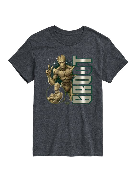 - Guardians of the Galaxy Groot Men's Short Sleeve Graphic T-Shirt