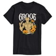 thumbnail image 1 of Marvel Guardians of the Galaxy - Groot Peace Flowers - Men's Short Sleeve Graphic T-Shirt, 1 of 5