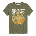 thumbnail image 1 of Marvel Guardians of the Galaxy - Groot Peace Flowers - Toddler And Youth Short Sleeve Graphic T-Shirt, 1 of 5