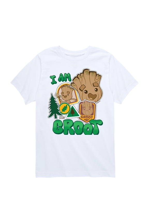 Guardians of the Galaxy - Groot Sticker Style - Toddler And Youth Short Sleeve Graphic T-Shirt
