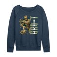 thumbnail image 1 of Marvel Guardians of the Galaxy - Groot - Women's French Terry Pullover Sweatshirt, 1 of 5