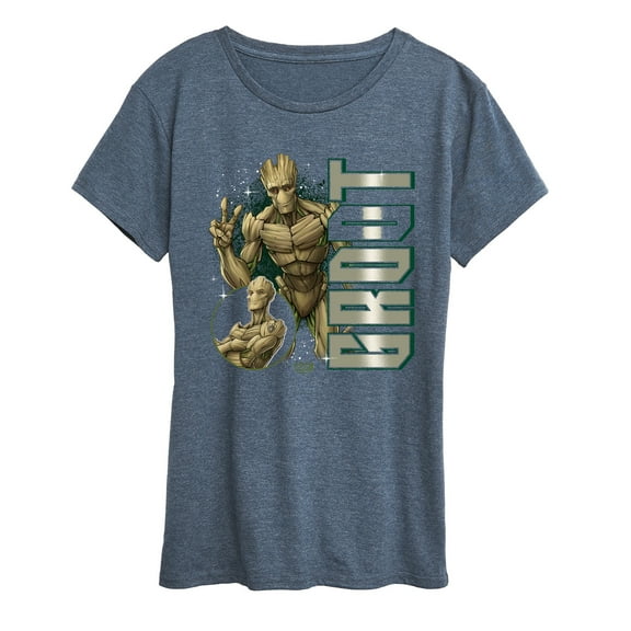Marvel Guardians of the Galaxy - Groot - Women's Short Sleeve Graphic T-Shirt