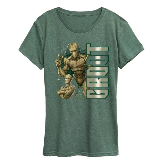 Marvel Guardians of the Galaxy - Groot - Women's Short Sleeve Graphic T-Shirt