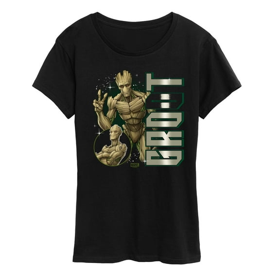 Marvel Guardians of the Galaxy - Groot - Women's Short Sleeve Graphic T-Shirt
