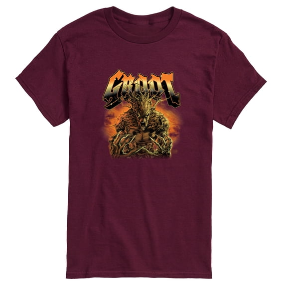 Marvel Guardians of the Galaxy - Groot Yell - Men's Short Sleeve Graphic T-Shirt