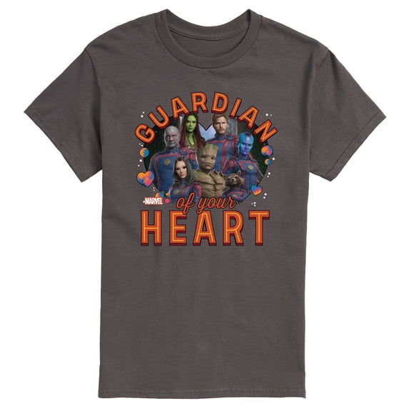 Marvel Guardians of the Galaxy - Guardian Of Your Heart Valentine - Men's Short Sleeve Graphic T-Shirt