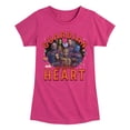 thumbnail image 1 of Marvel Guardians of the Galaxy - Guardian Of Your Heart Valentine - Toddler And Youth Girls Fitted Short Sleeve Graphic T-Shirt, 1 of 5