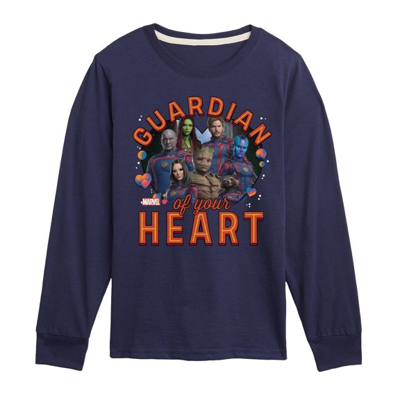 Marvel Guardians of the Galaxy - Guardian Of Your Heart Valentine - Toddler And Youth Long Sleeve Graphic T-Shirt