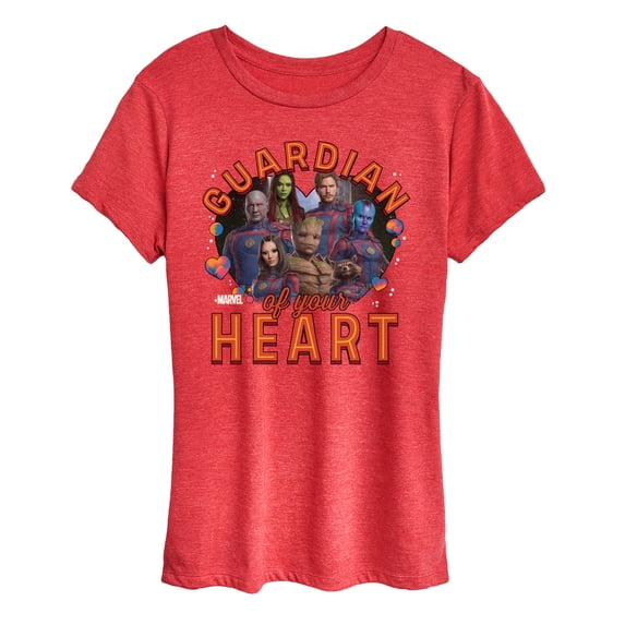 Marvel Guardians of the Galaxy - Guardian Of Your Heart Valentine - Women's Short Sleeve Graphic T-Shirt