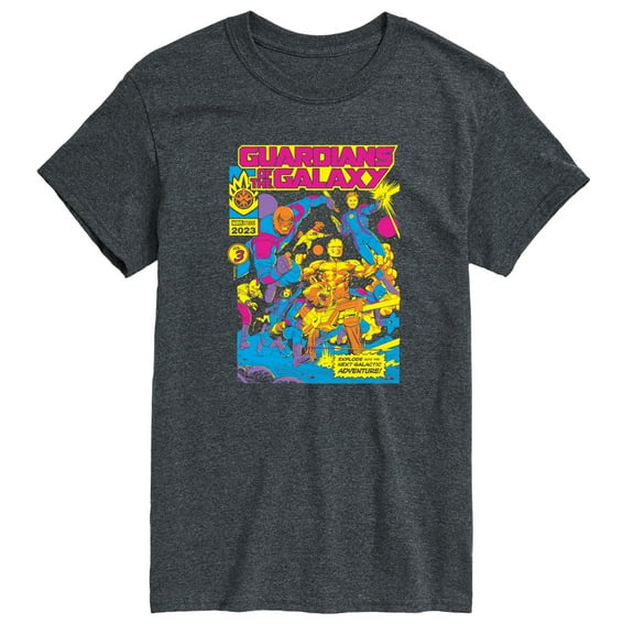 Marvel Guardians of the Galaxy - Guardians Blacklight - Men's Short Sleeve Graphic T-Shirt