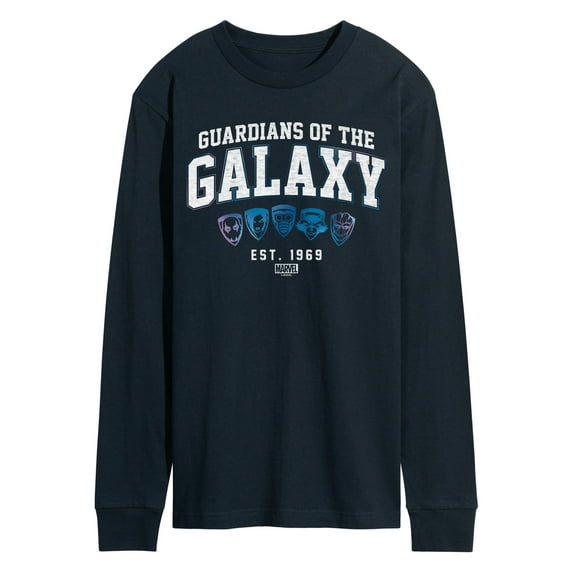 Marvel Guardians of the Galaxy - Guardians Collegiate - Men's Long Sleeve Graphic T-Shirt