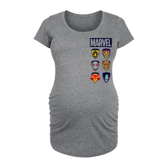 Marvel Guardians of the Galaxy - Guardians Icons - Maternity Scoop Neck Graphic T-Shirt