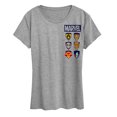 thumbnail image 1 of Marvel Guardians of the Galaxy - Guardians Icons - Women's Short Sleeve Graphic T-Shirt, 1 of 4