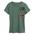 thumbnail image 1 of Marvel Guardians of the Galaxy - Guardians Icons - Women's Short Sleeve Graphic T-Shirt, 1 of 4