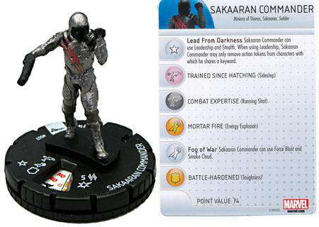 MARVELフィギュア Marvel Guardians of the Galaxy HeroClix Single Figure Sakaaran